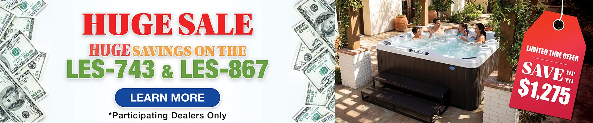 Calspas hot tub being used in a family setting - St Louis